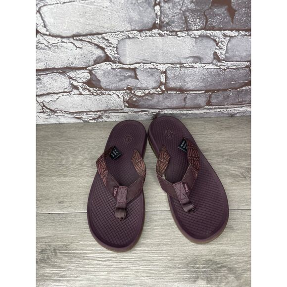 Chaco Lowdown Purple Polyester FlipFlops Beach Slide Sandals Women Sz 6M US/37EU - Picture 10 of 16